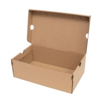 Custom Corrugated Kraft Paper Box And Packaging Box For Shoes