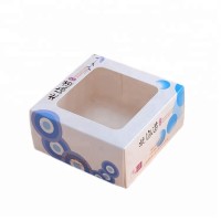 Superior cake packing bread paper box with clear window