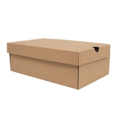 Wholesale Custom Logo Recyclable  Corrugated Paper Shoes Packaging Box